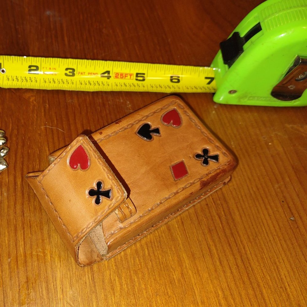Leather Deck of Cards Holder - Picture 3 of 3